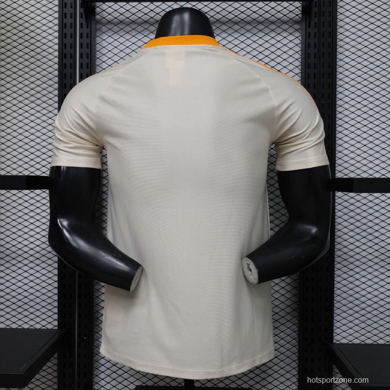 Player Version 26/27 Bayern Munich Cream White 1990 Vintage Remake Short Sleeve Jersey