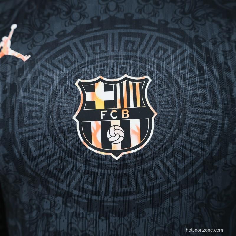 Player Version 26/27 FC Barcelona Dark Black & Red Special Edition Jersey