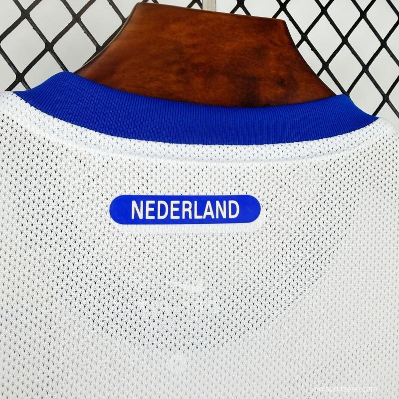 2012 Retro France Away Long Sleeve Jersey