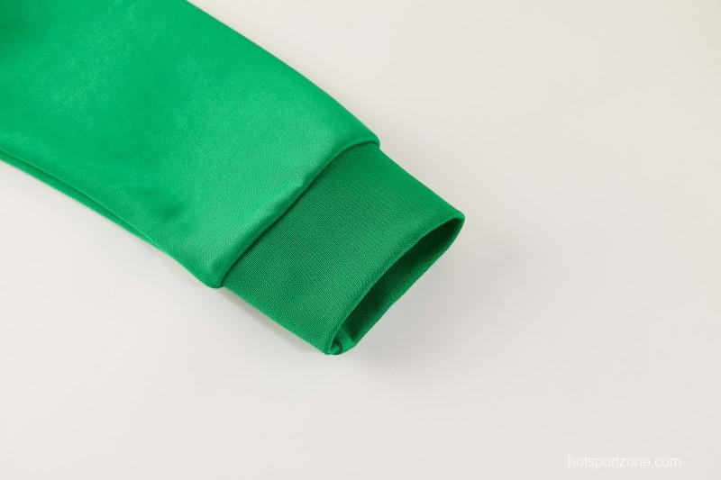 2026/27 Mexico  Green & Red Retro Full Zipper Jacket Tracksuit + Long Pants (Adidas Originals)