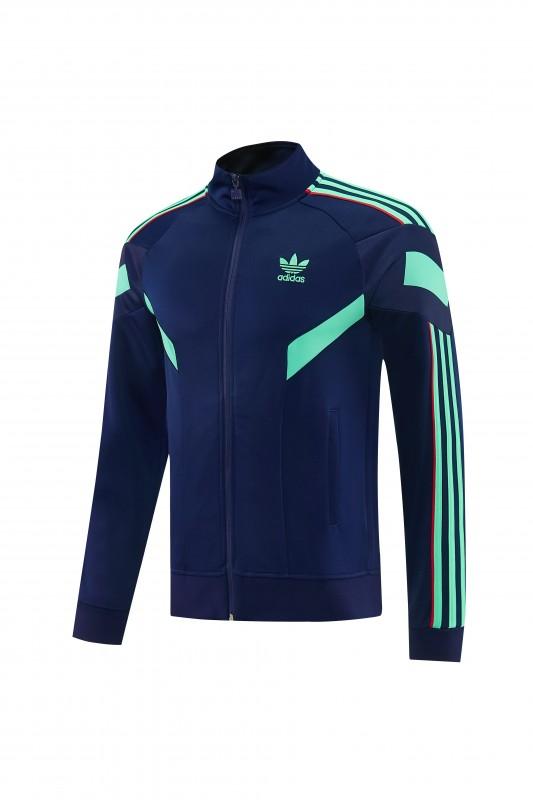 2026/27 Adidas Originals Navy Blue Full Zipper Jacket Tracksuit + Long Pants