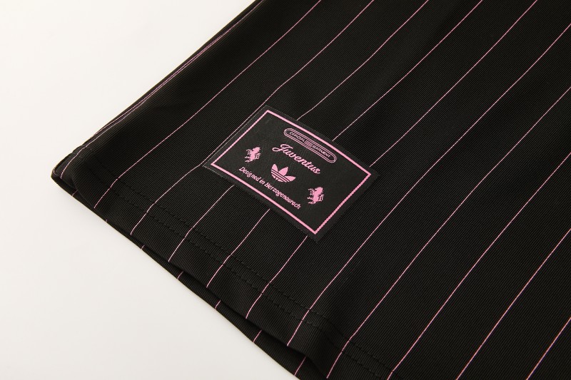 2026/27 Inter Miami CF Black Pinstripe Short Sleeve+Soccer Shorts