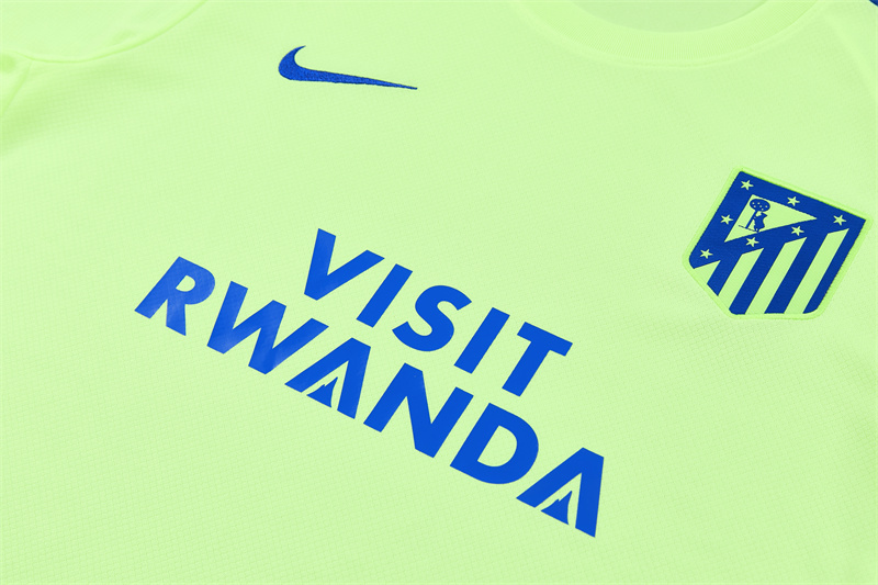 2026 Atletico Madrid Fluorescent Green Short Sleeve+Soccer Shorts