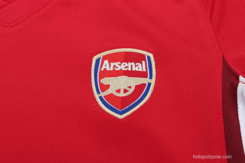 Retro 08/10 Kids  Arsenal Red Home Jersey