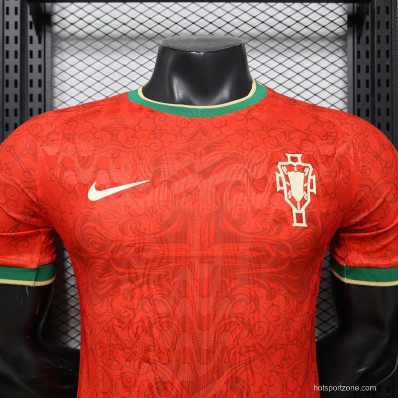 Player Version 2026 Portugal Home Red Special Edition Jersey
