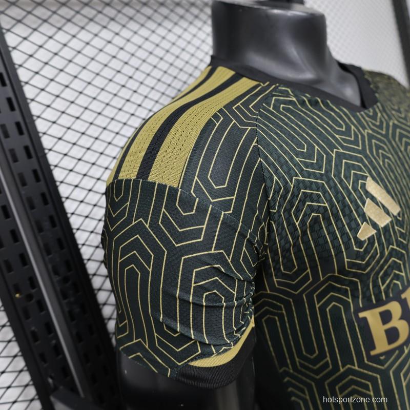 Player Version 2026 LAFC Home Black with Gold   Jersey