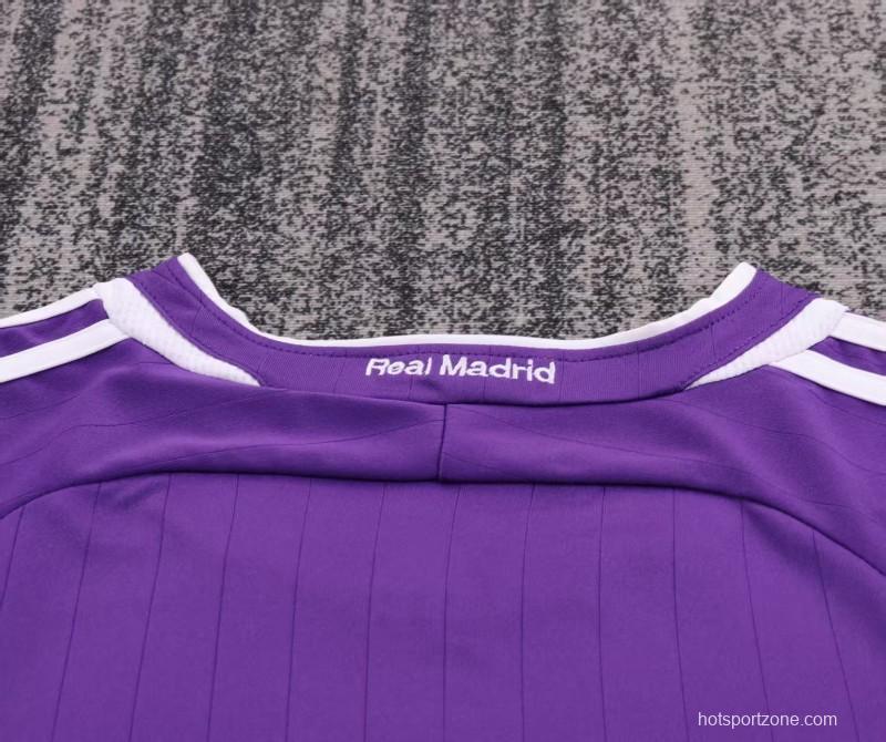 Retro Kids 06/07 Real Madrid Away Purple Jersey