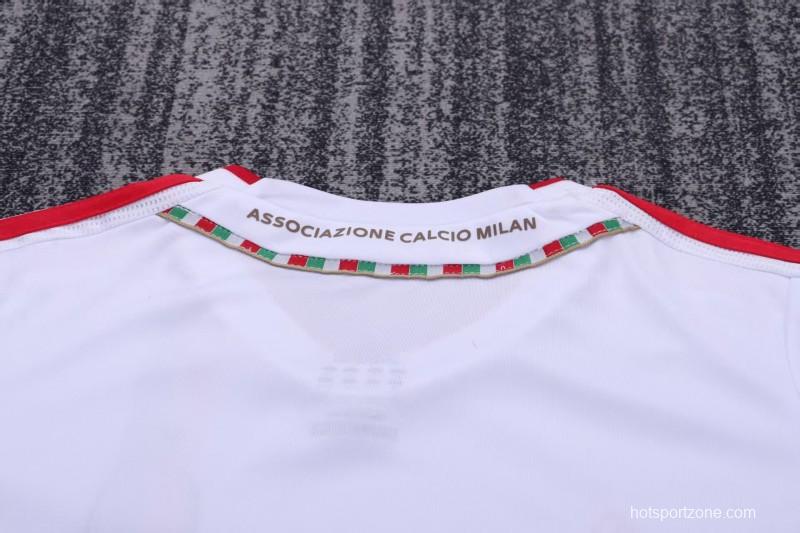 Retro 2010/11 Kids AC Milan White Away Jersey