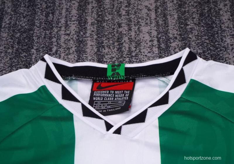 Retro Kids 1996  Nigeria Green Home Jersey