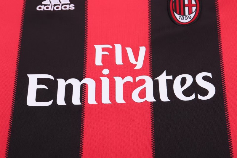 Retro Kids 11/12  AC Milan Home Jersey