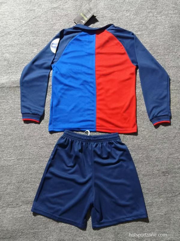 Retro 1899/1999 Kids Barcelona Centennial Long Sleeve Jersey