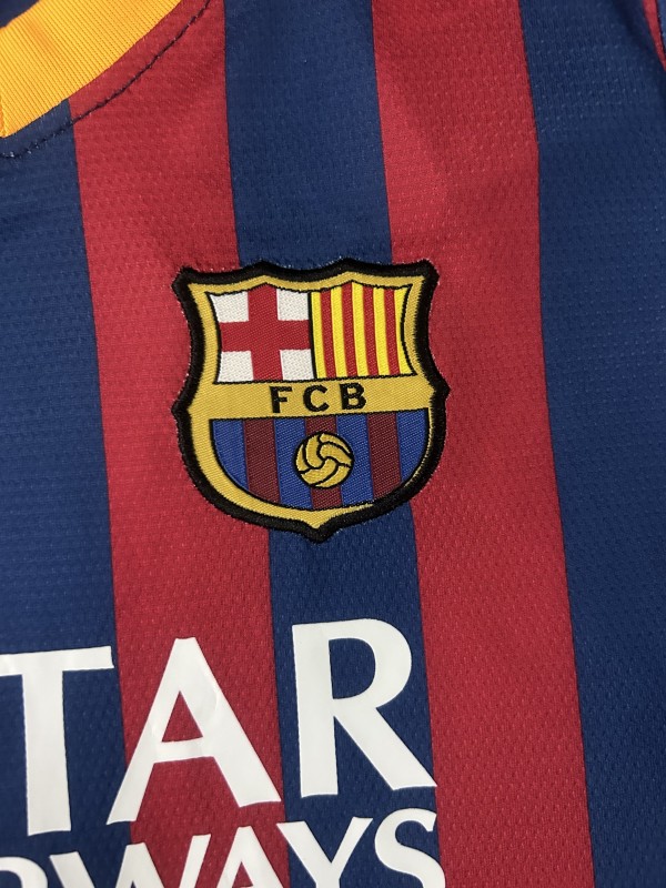 Retro Kids 13/14 FC Barcelona Home Jersey