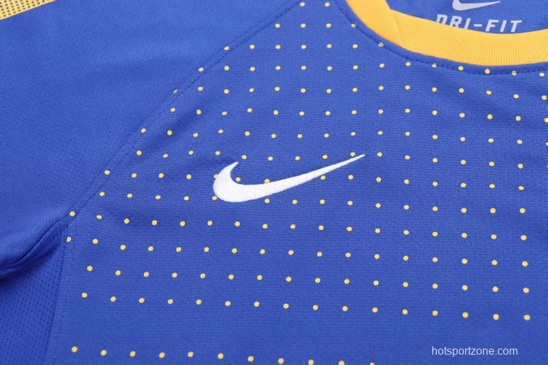 Retro 2010/11 Kids Brazil Blue & White Away Jersey