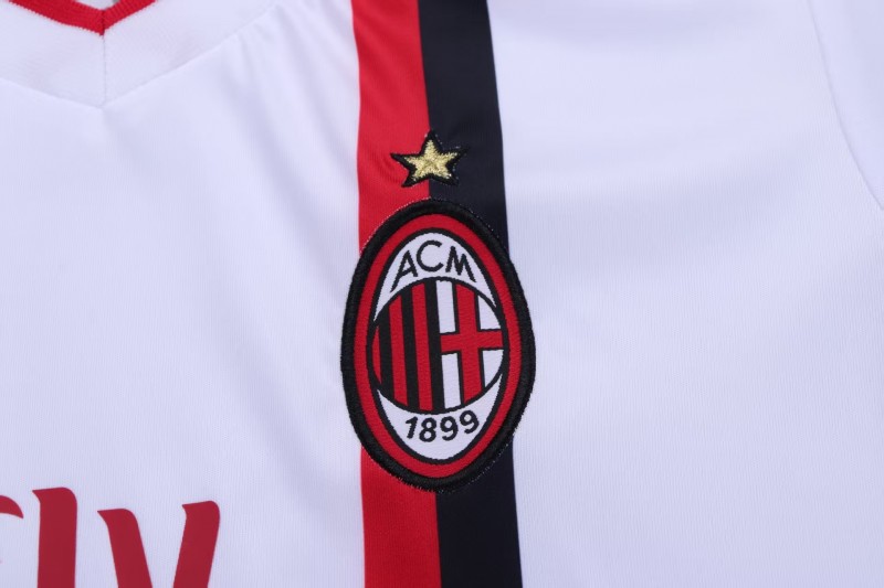 Retro 2010/11 Kids AC Milan White Away Jersey