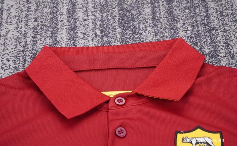 Retro Kids 14/15 AS Roma Maroon Home Jersey