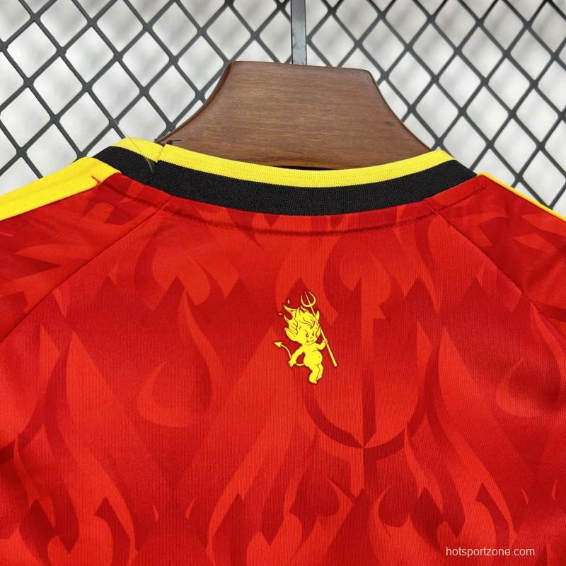 2026 Kids Belgium World Cup Home Kit
