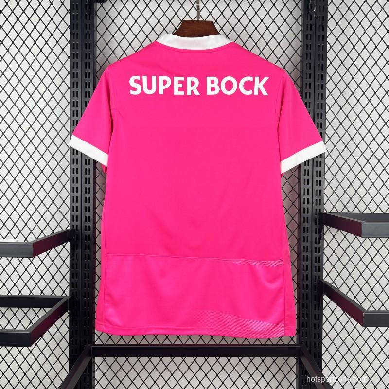2026/27 Mens Sporting CP Pink October Jersey