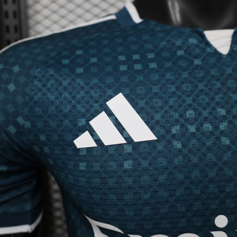 Player Version 26/27 Real Madrid Away Teal Blue  Jersey