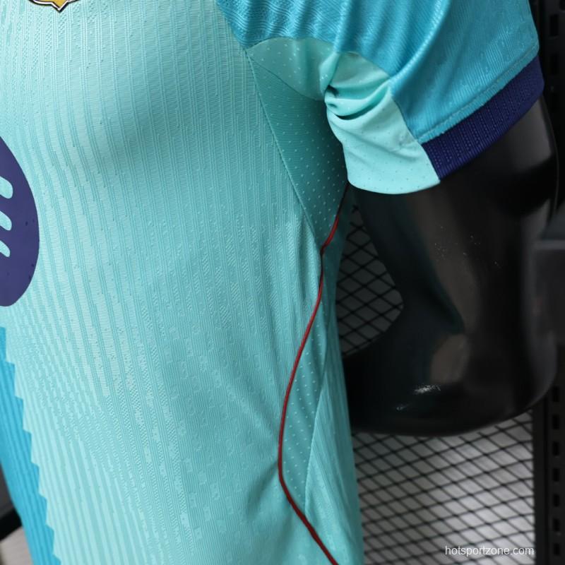 Player Version 26/27 FC Barcelona Teal & Aqua BlueThird Jersey