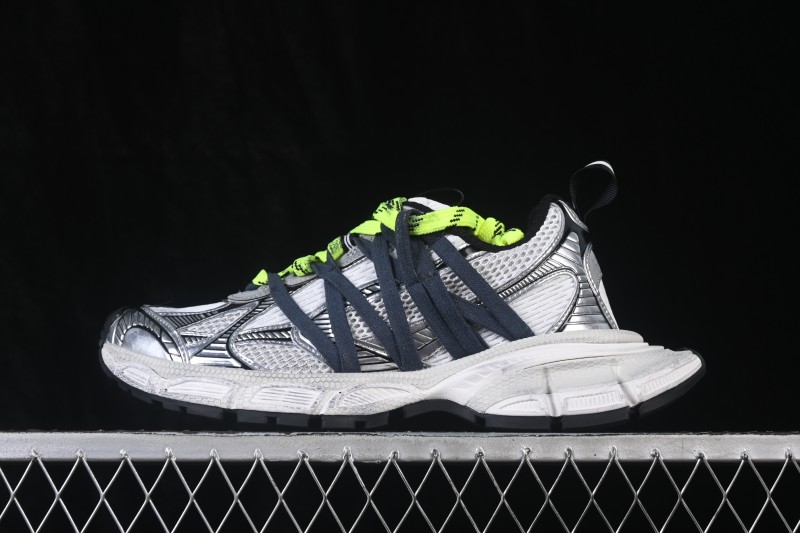 Balenciaga 3XL Interlace Running Shoes with Layered Mesh Upper and Advanced Cushioning - W3XTL1177