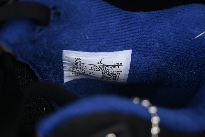 Nike Air Jordan 4 Retro AJ4 Black Grey Blue - FV5029-003