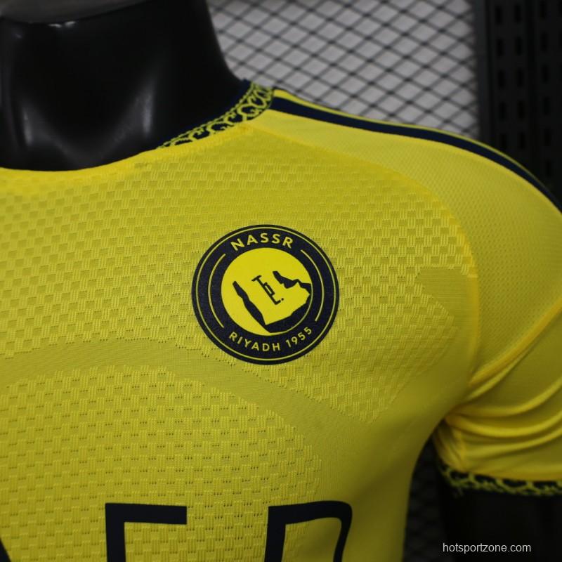 Player Version 26/27 Al-Nassr Yellow  Home Jersey