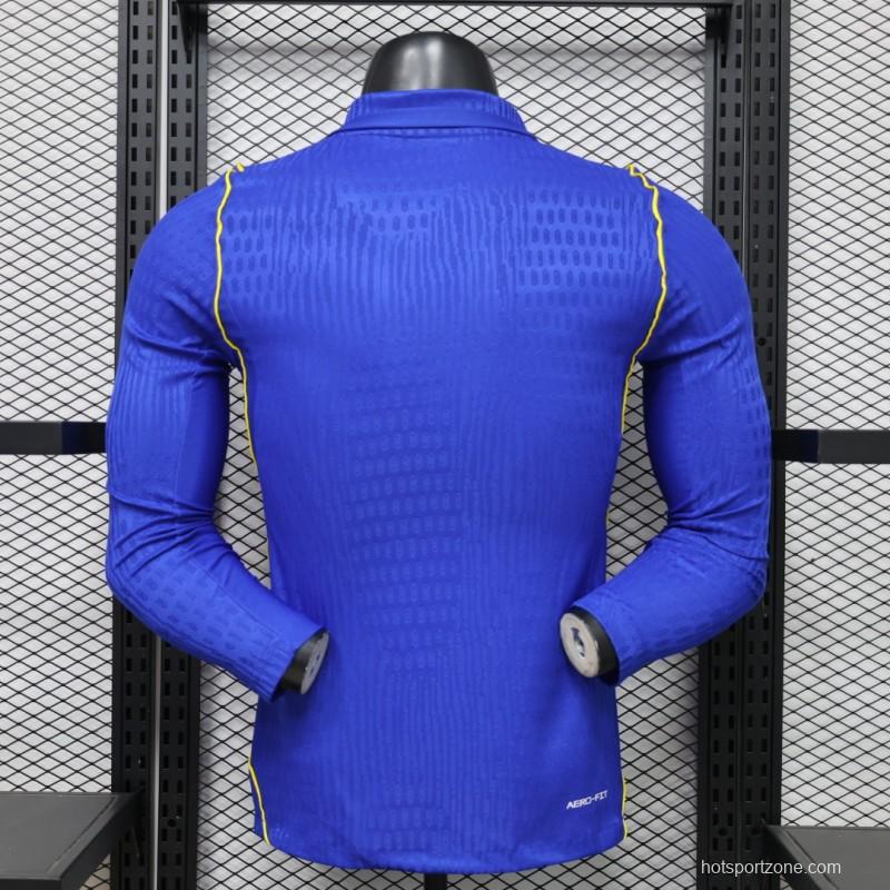 Player Version 26/27 Chelsea Home Polo Collar Long Sleeve Jersey