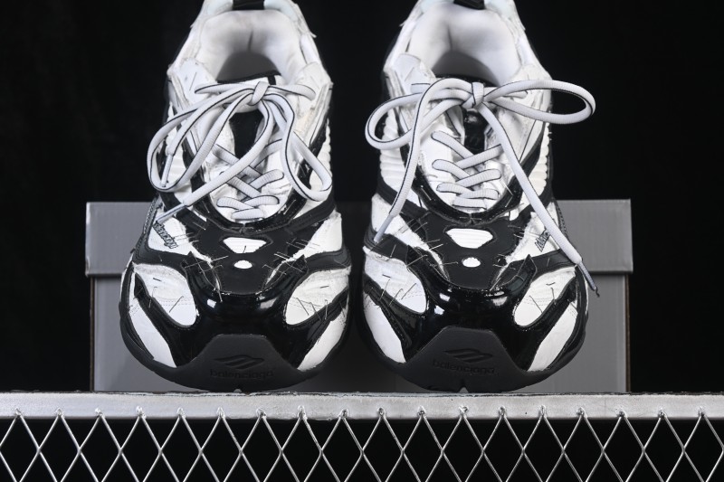 Balenciaga Soleless Staple Round-Toe Lace-Up Low-Top Lifestyle Sneakers - WOYX01910