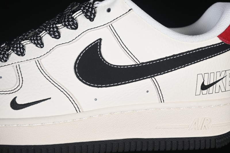 Nike Air Force 1 '07 Low Retro Basketball Shoes with Contrast Color Blocking - MM3399-805