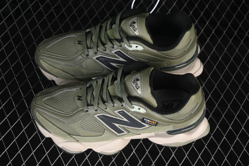 New Balance NB9060 Retro Lifestyle Running Shoes with ABZORB Cushioning - U9060ORC