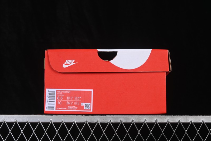 Nike V2K Run Retro Low-Top Running Shoes with Cushlon Cushioning - HJ4497-600