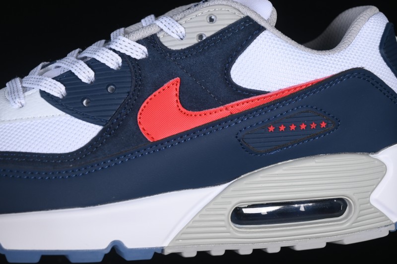 Nike Air Max 90 Retro Running Shoes with Visible Air Cushioning - II7591-100