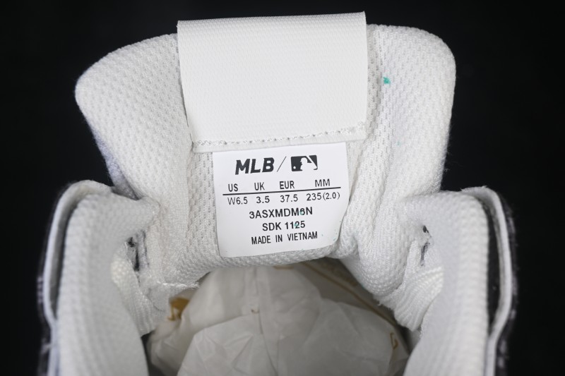 New York MLB Chunky Liner Pocket Monogram High-Top Thick-Soled Running Sneakers - 3ASXMDM6N50BKS