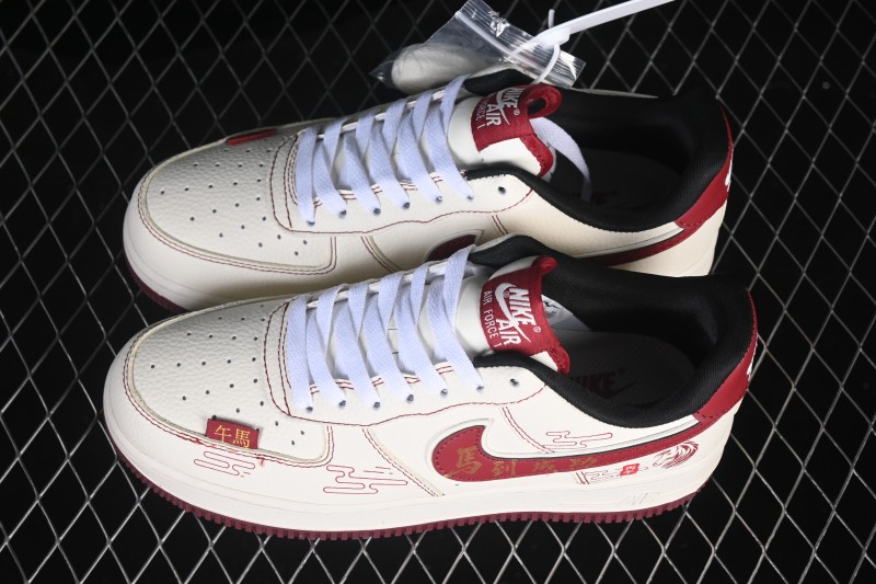 Nike Air Force 1 '07 Low Year of the Horse Limited Edition Canvas Casual Skateboarding Shoes - DN1688-823