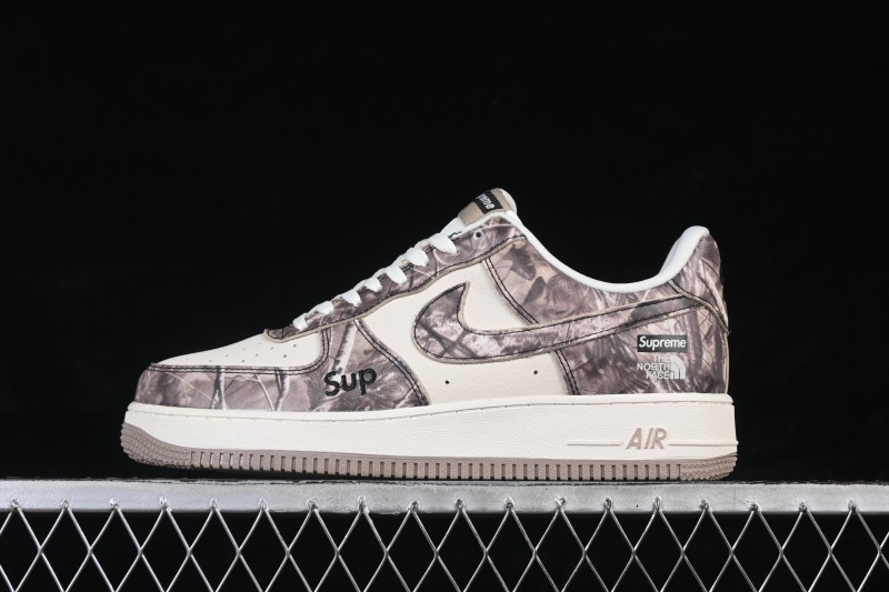 Nike Air Force 1 '07 Low Triple Collaboration Autumn Woodland Casual Sneakers - DF0188-125