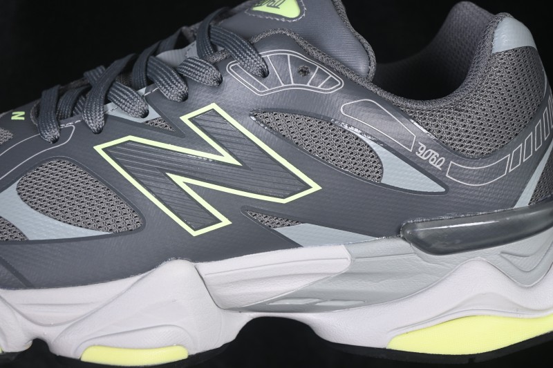 New Balance 9060 Retro Casual Running Sneakers with ABZORB Cushioning - U906041H