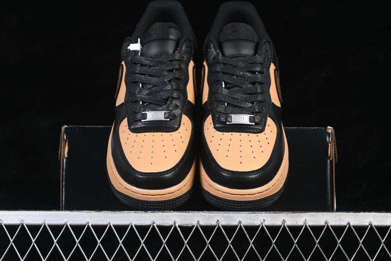 Nike Air Force 1 '07 Low Casual Sneakers with Premium Leather Upper - FB8878-200