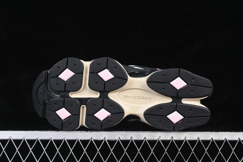 New Balance Retro Running Shoes with ABZORB Cushion and Suede Mesh Upper - U9060JBR