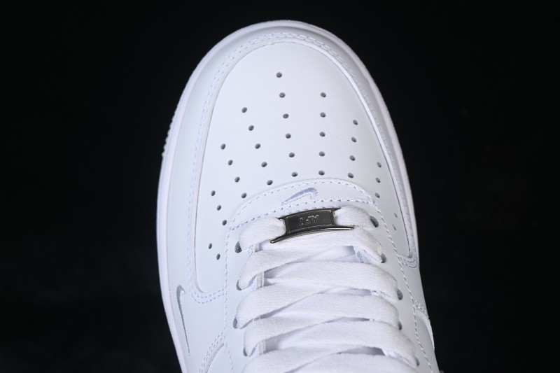 Nike Air Force 1 '07 Low Sequined Swoosh Casual Sneakers - ZH0316-156