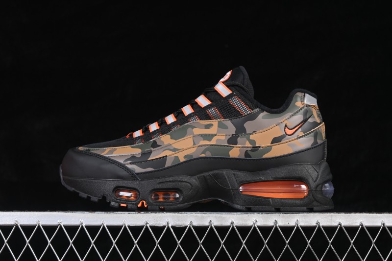 Nike Air Max 95 OG Retro Running Shoes with Cushioning Sole - HQ1973-001