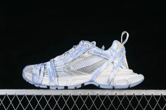 Balenciaga 3XL Extreme Laces Logo Running Shoes - W3XHL9949