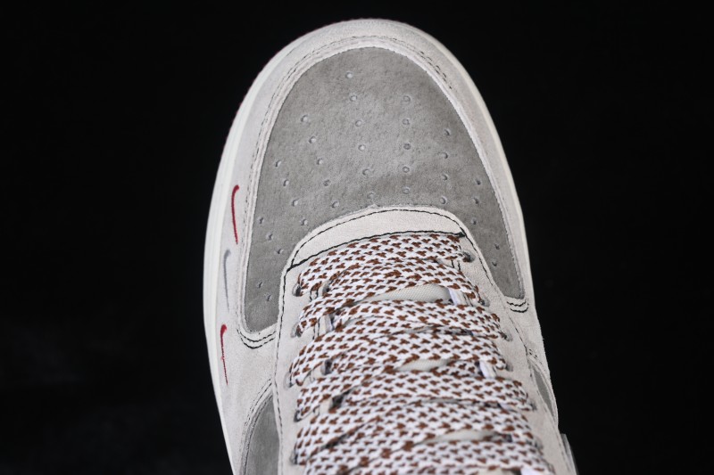 Nike Air Force 1 '07 Low Collaboration Skateboarding Shoes with Full-Length Air Cushion - SY1388-028
