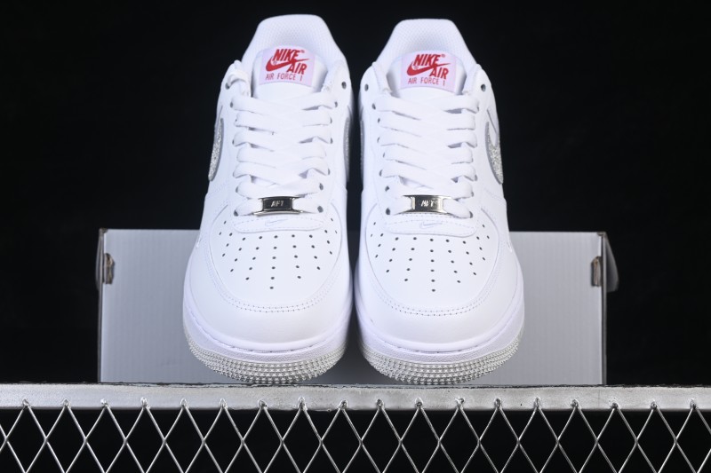 Nike Air Force 1 '07 Low Sequined Swoosh Casual Sneakers - ZH0316-156