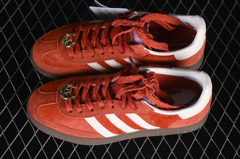 Adidas Handball Spezial Retro Casual Skateboarding Shoes with Classic Three-Stripe Design - KJ6299