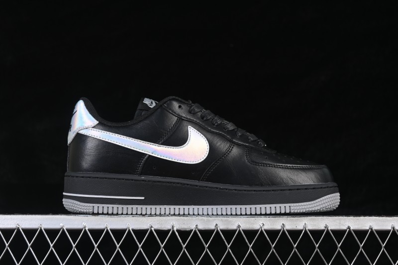 Nike Air Force 1 '07 Low Midnight Phantom Silver Basketball Lifestyle Sneakers - FZ0627-010