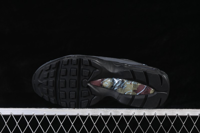 Nike Air Max 95 Retro Running Shoes with Cushioned Air Sole - FB2709-002