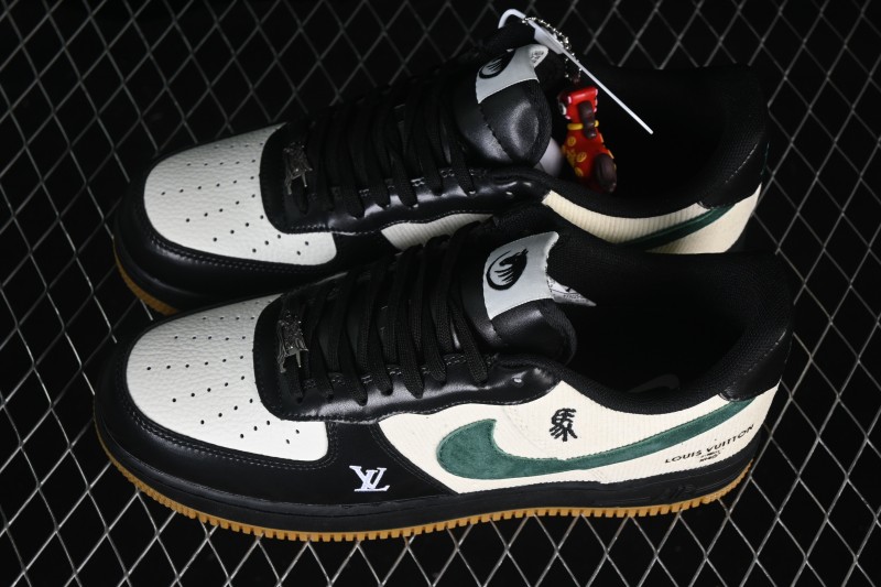 Nike Air Force 1 '07 Low Year of the Horse Limited Edition Black Cream Casual Sneakers - XY9025-005