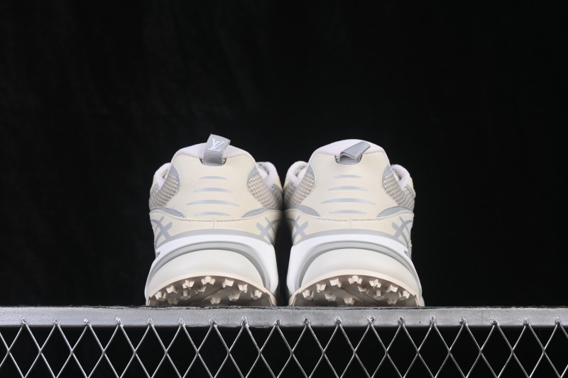 LV Tatic Runner Louis Vuitton Casual Running Shoes with Breathable Mesh and TPU Sole - Apricot
