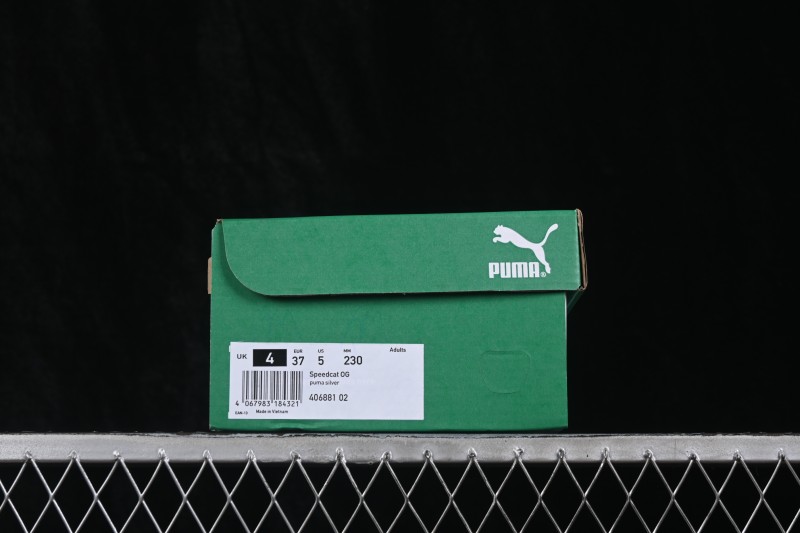 Puma Speedcat Motorsport Low-Top Lifestyle Sneakers with Suede Upper - 406881-02