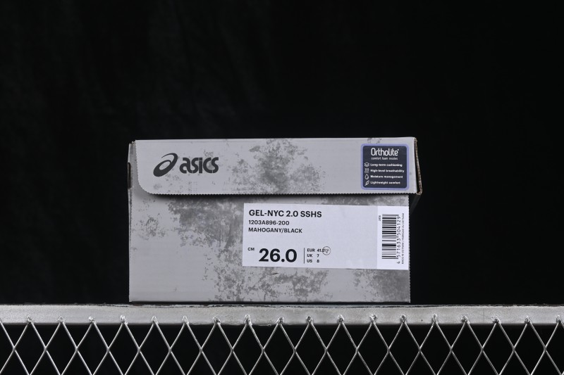 Asics Gel-NYC 2.0 Retro Running Shoes with Breathable Mesh and Suede Upper - 1203A896-200